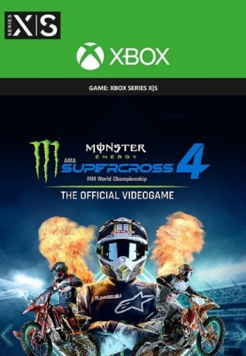 MONSTER ENERGY SUPERCROSS 4 XBOX SERIES X/S KLUCZ