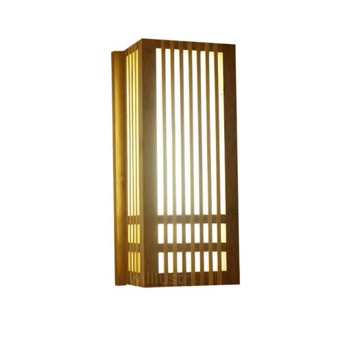 4W styl japoński z litego drewna Tatami LED lampka
