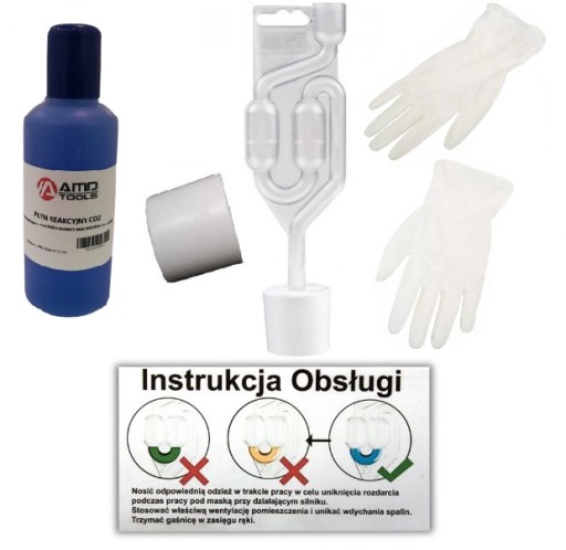 Tester uszczelki pod głowicą Co2 PŁYN ZESTAW, TEST