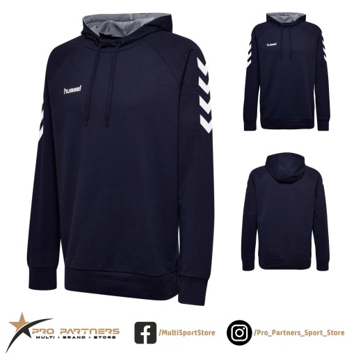 Bluza męska z kapturem Hummel GO Cotton Hoodie, roz. S
