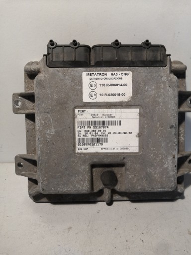 STEROWNIK WTRYSKU CNG FIAT DOBLO 1.6 55187974