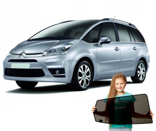 ZASŁONKI NA MAGNESACH CITROEN C4 GRAND PACASSO I 1