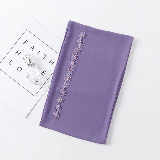 TJ001 Fashion Premium Chiffon Shawl Hijab For