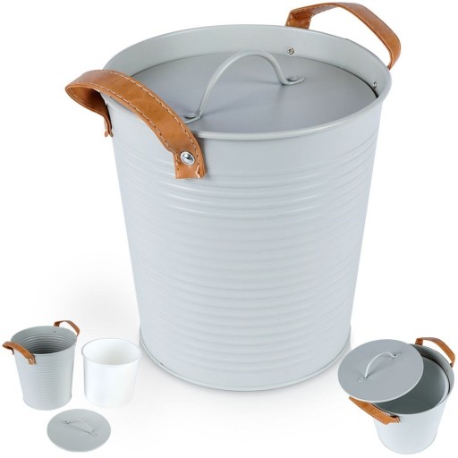 Duże WIADERKO pojemnik na lód termos do lodu 3,3L