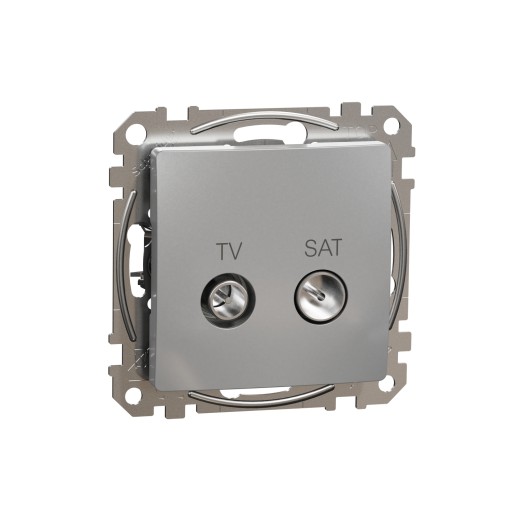 Sedna Design Gniazdo TV/SAT przel 7dB srebrne