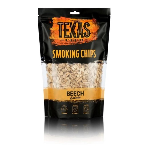 Wióry do WĘDZENIA z drewna bukowego - 1L. TEXAS CLUB