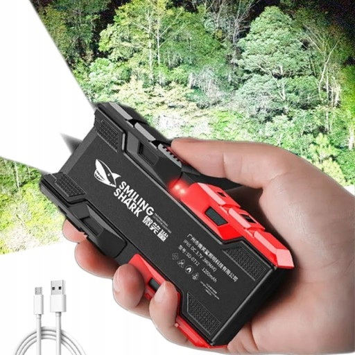 2-Core Strong Bright Flashlight Rechargeable