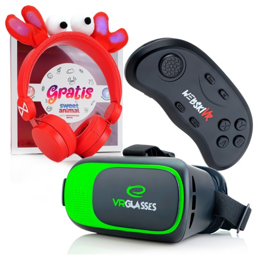 WIRTUALNA RZECZYWISTOŚĆ GOGLE 3D OKULARY VR PILOT