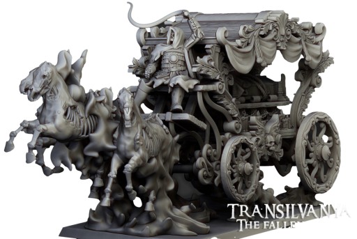 Undead Boyar Coach - Highlands Miniatures
