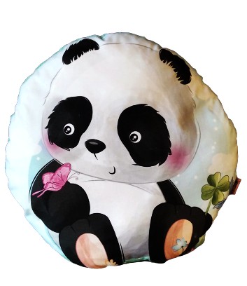 PANDA PODUSZKA KSZTAŁTKA OKRĄGŁA PREZENT