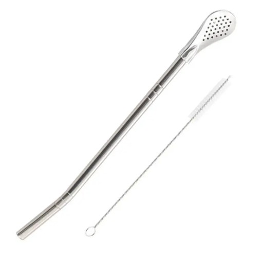 Straw Spoon Detachable Spoon Straw Reusable Multifunctional Drink Straw