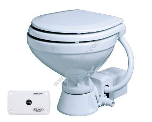 TOALETA COMPACT Z POMPĄ MACERATOR 12 V ŁÓDŹ JACHT CAMPER