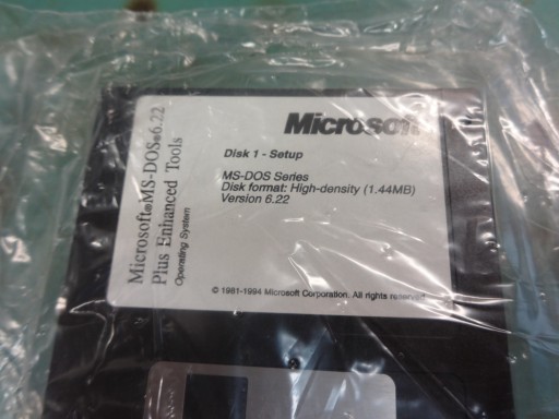DOS 6.22 Plus Nowy nie otwierany