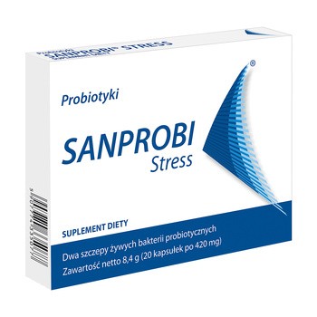 SANPROBI STRESS 20 KAPS WSPARCIE JELIT PROBIOTYKI