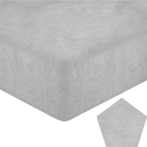 PRZEŚCIERADŁO FROTTE Z GUMKĄ 90x160 cm POLSKIE