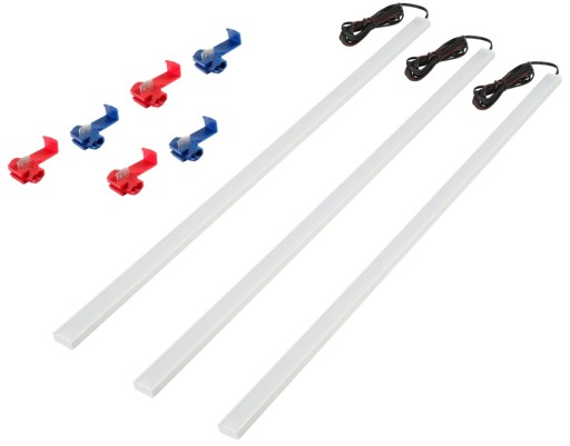 Oświetlenie LED kabiny paki busa auta 3x25cm PL12