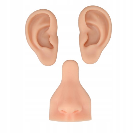 3X PIERCING PRAKTYKA MODEL SYMULACJA SILIKONOWE