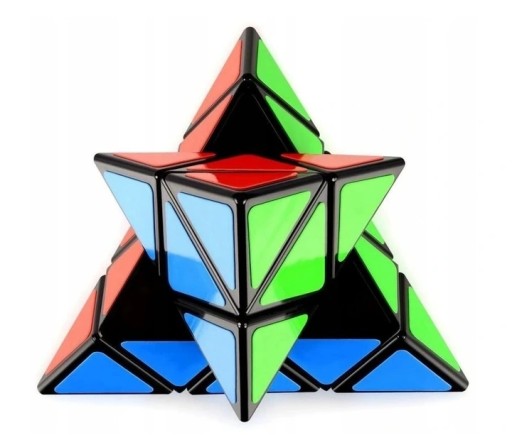 PIRAMIDA PIRAMINX 3X3 KOSTKA LOGICZNA PODSTAWKA