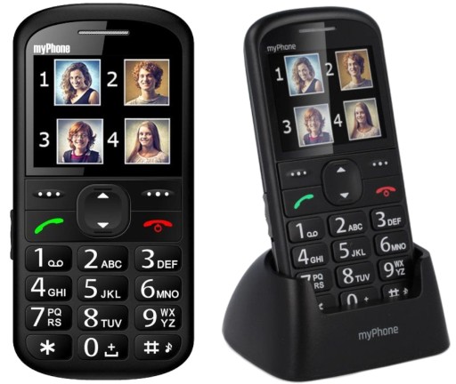 TELEFON DLA SENIORA SOS - MyPhone HALO 2 + STACJA