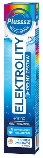 Plusssz Elektrolity Multiwitamina Pełny Zestaw 24t