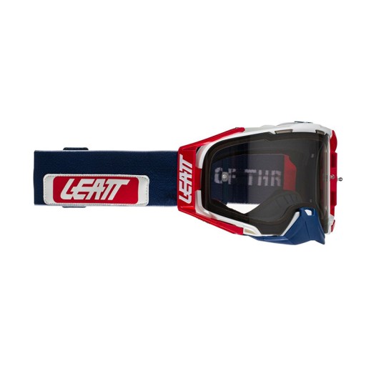LEATT Gogle VELOCITY 6.5 IRIZ czerwone niebieskie