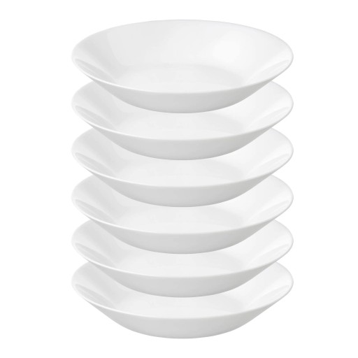 ZESTAW TALERZY GŁĘBOKICH 6 SZT. OFTAST 20 CM BIAŁE