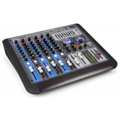 Mikser 8 kanałowy Power Dynamics USB BT XLR RCA