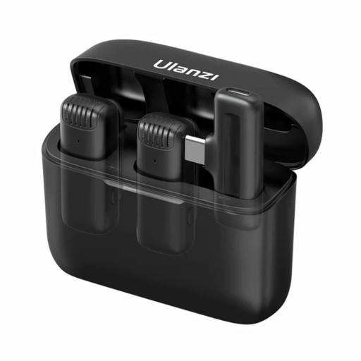 PODWÓJNY BEZPRZEDOWODY MIKROFON ULANZI J12 USB-C DO TELEFONU SMARTFONA
