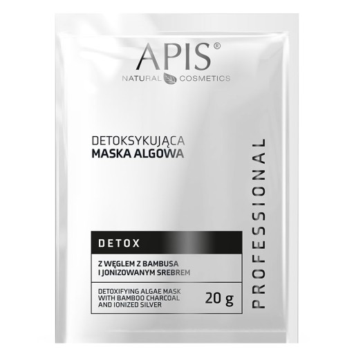 Apis Detox Maska Algowa z Węglem z Bambusa 20g