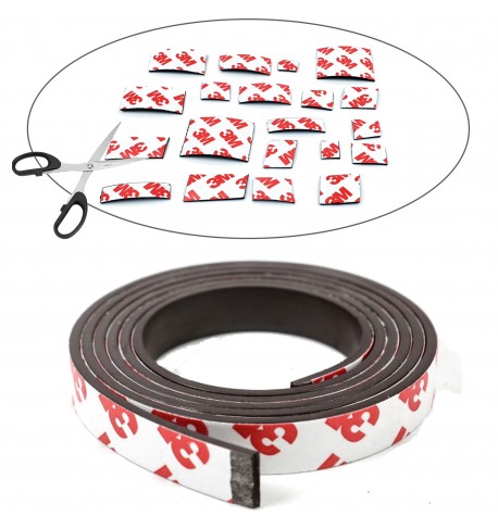 TAŚMA MAGNETYCZNA 3M SAMOPRZYLEPNA 20mm /1,5mm/ 1m