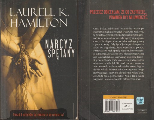NARCYZ SPĘTANY Laurell K. Hamilton