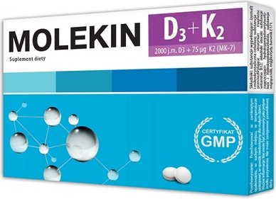 Molekin D3 + K2 60 tabletek