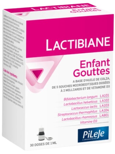 LACTIBIANE probiotyk w kroplach dla dzieci ODPORNOŚĆ PiLeJe 30 ml