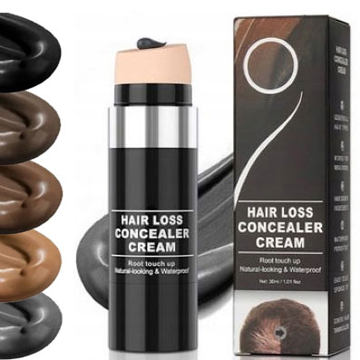 Concealer Krem Pasta Korektor do Zagęszczania Włosów Maskowania Odrostów