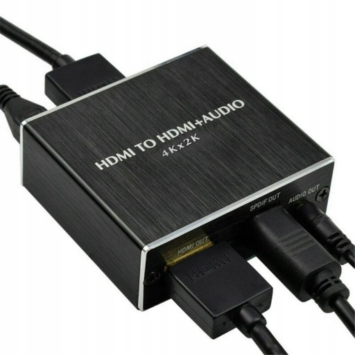 PRZETWORNIK CYFROWO-ANALOGOWY HDMI AUDIO 4K