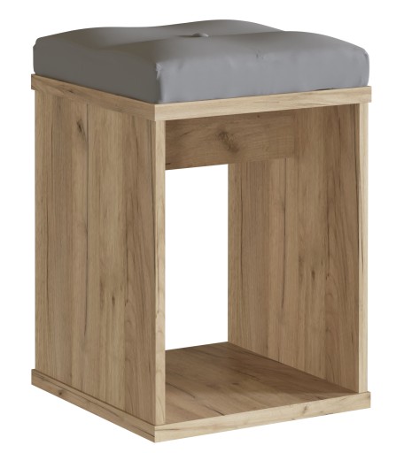 TABORET STOŁEK SIEDZISKO DO TOALETKI DĄB CRAFT