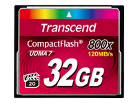 TRANSCEND TS32GCF800 Transcend Compact Flash 32GB 800x