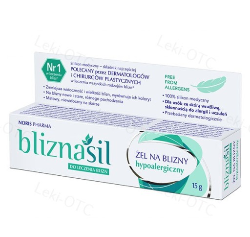 Bliznasil Żel Na Blizny Hypoalergiczny 15g