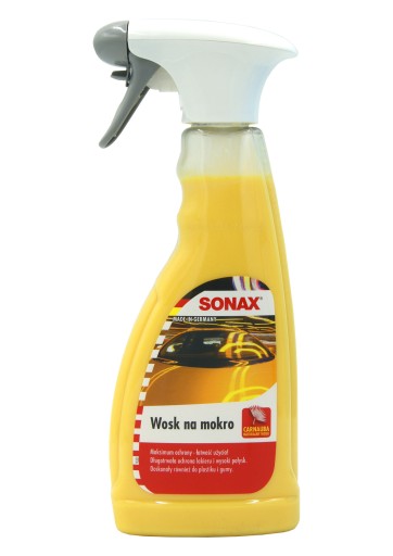 SONAX WOSK na MOKRO w płynie CARNAUBA Atomizer