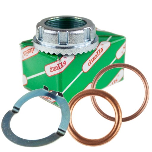 Zestaw nakrętka wydechu uszczelki zabezpieczenie - Simson S51 SR50 KR51 KPL