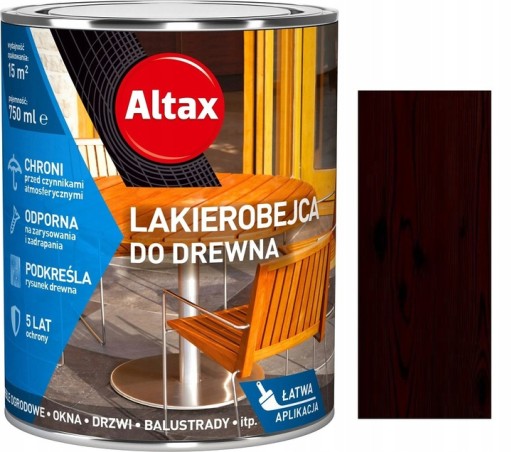 ALTAX LAKIEROBEJCA DO DREWNA VENGE 2,5L