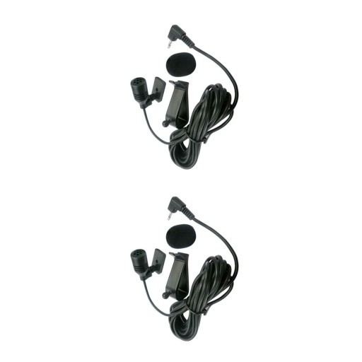 2 zestaw 2.5mm samochodowy sprzęt audio mikrofon