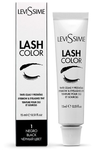 LEVISSIME FARBA DO BRWI I RZĘS 15 ML CZARNA