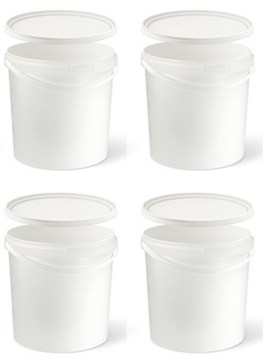 4x POJEMNIK PLASTIKOWY Z PRZYKRYWKĄ 1 l BOLL