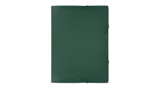 BIURFOL Teczka z gumką A4 - Diament 2 cm zielona