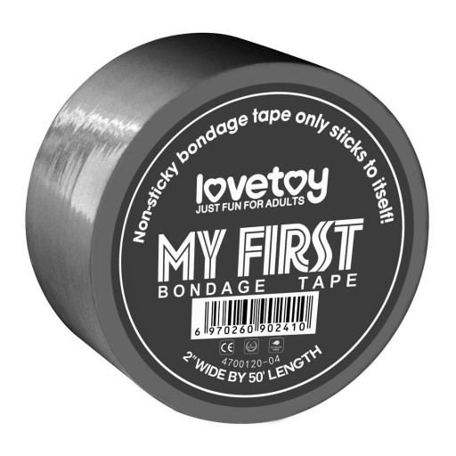 TAŚMA MY FIRST NON STICKY BONDAGE TAPE GREY