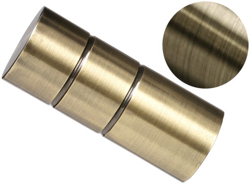 25 mm CYLINDER zakończenie do karnisza ZŁOTY