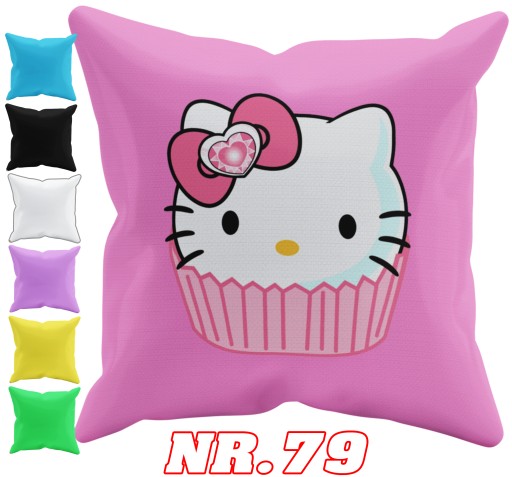 POSZEWKA NA PODUSZKĘ JAŚKA DO PRZEDSZKOLA HELLO KITTY + IMIĘ GRATIS