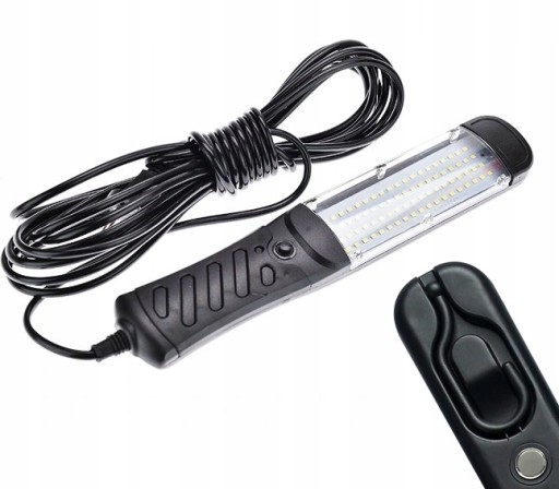 LAMPA LATARKA GARAŻOWA 88 LED WARSZTATOWA COB HAK
