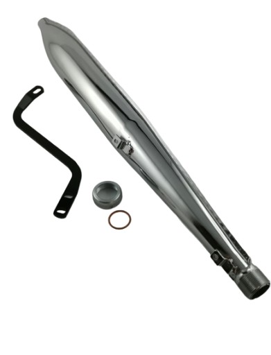 MOTORYNKA M1 M2 M3 301 TŁUMIK CHROM ZESTAW